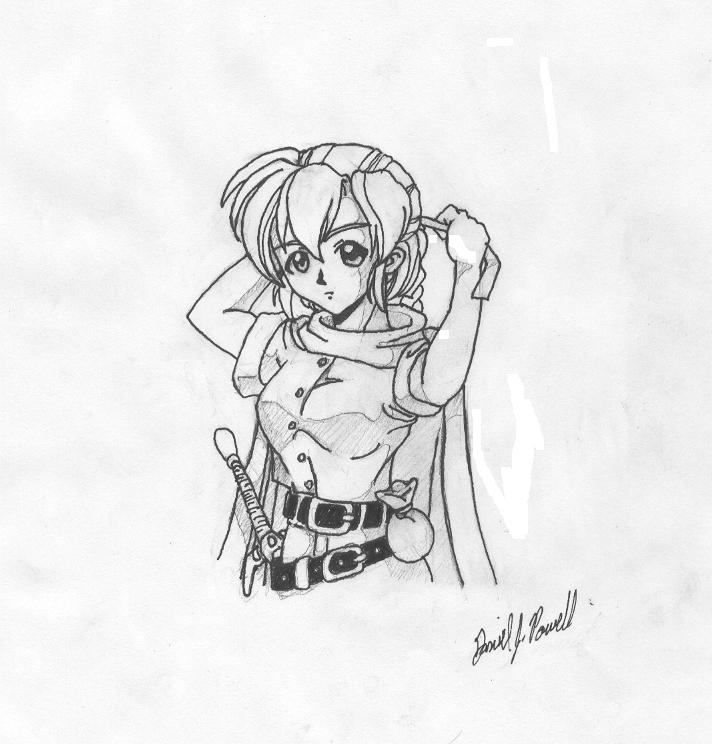 Diana prepares for the day