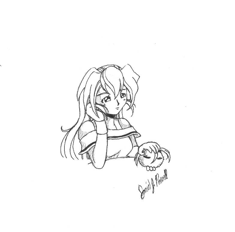 A pensive looking Diana